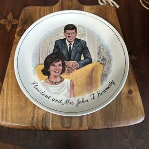 Kennedy plate, Jack and Jackie, President Kennedy,Jackie O. Vintage plate 1960s